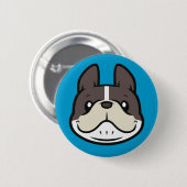 Button van Bulldog (Voorkant /achterkant)