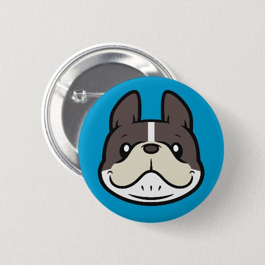 Button van Bulldog (Voorkant /achterkant)