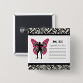 Button van Collectie voor zebraafdruk (Voorkant /achterkant)