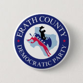 Button van de Aardse Democraten (Voorkant)