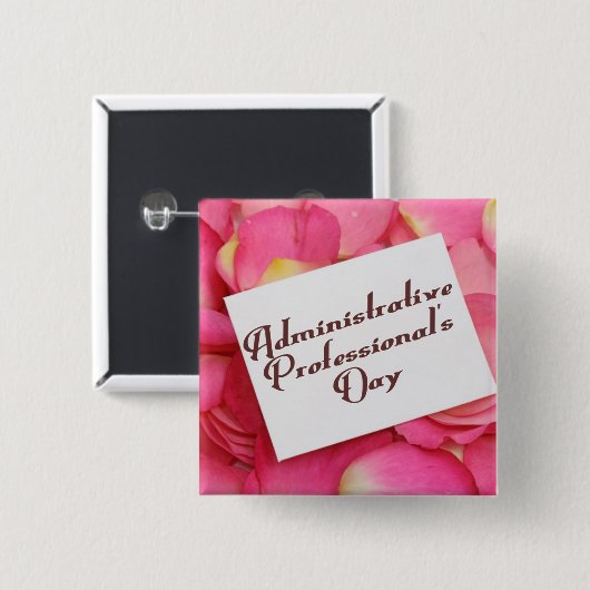 Button van de Administratieve Professionele Dag (Voorkant /achterkant)