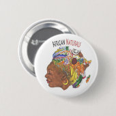 Button van de Afrikaanse natuurwinkel (Voorkant /achterkant)