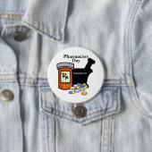 Button van de apotheker met Mortar, Pestile Pills (In situ)