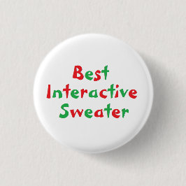Button van de "Best Interactive Sweater" Award