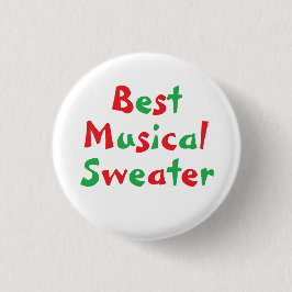 Button van de "Best Musical Sweater"