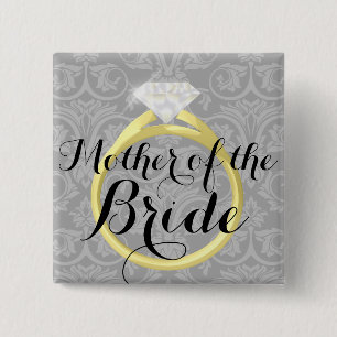 Button van de Bride Ring Wedding Party