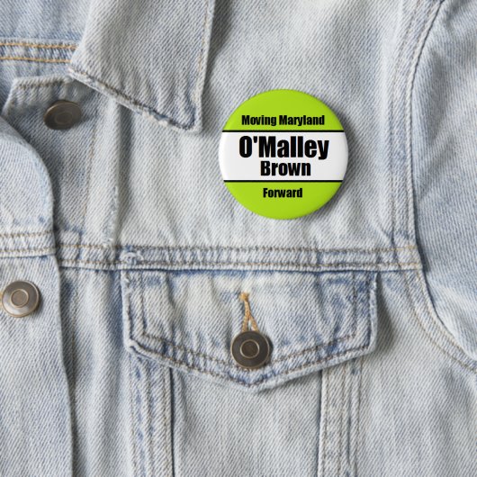 Button van de Campagne O'Malley-Brown (In situ)