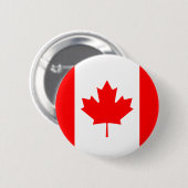 Button van de Canadese vlag (Voorkant /achterkant)