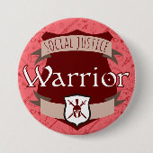 Button van de categorie sociale rechtvaardigheid: (Voorkant)