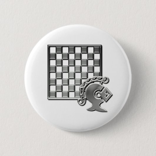 Button van de Chess Strategy Round (Voorkant)