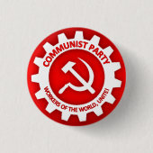 Button van de communistische partij (Voorkant)