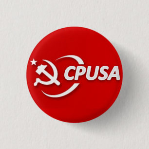 Button van de Communistische Partij (CPUSA)