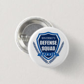 Button van de Defence Squad van Ben Cobalt (Voorkant /achterkant)