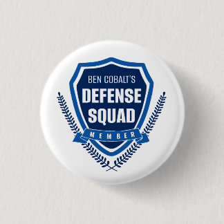 Button van de Defence Squad van Ben Cobalt