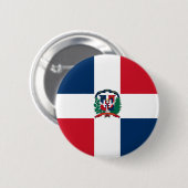 Button van de Dominicaanse Republiek (Voorkant /achterkant)