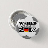 Button van de Duitse wereldkampioenschappen voetba (Voorkant /achterkant)
