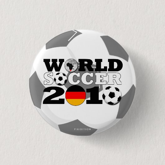 Button van de Duitse wereldkampioenschappen voetba (Voorkant)