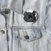 Button van de Franse Bulldog Round (In situ)