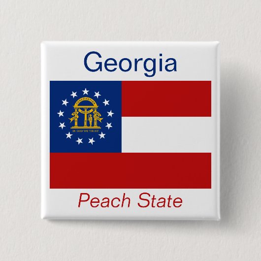 Button van de Georgische vlag (Voorkant)