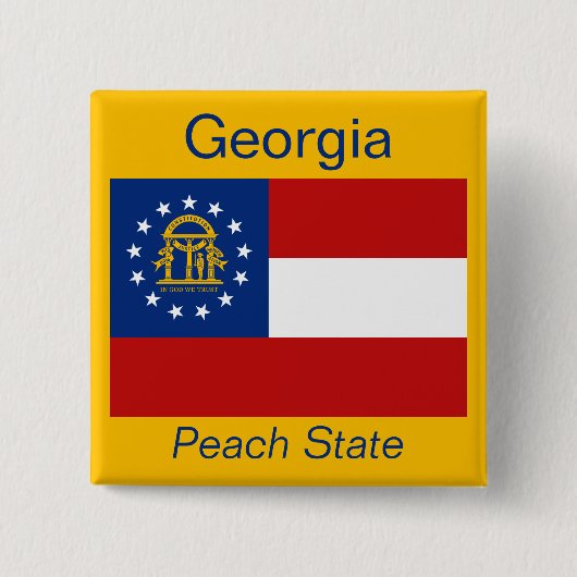 Button van de Georgische vlag (Voorkant)