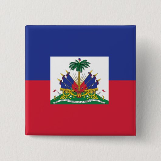 Button van de Haïtiaanse vlag (Voorkant)