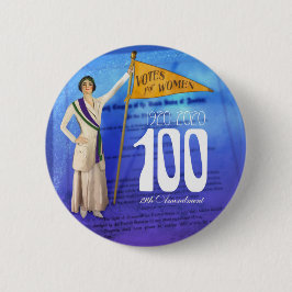 Button van de honderdjarige verjaardag van het vro