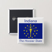 Button van de Indiaanse vlag (Voorkant /achterkant)