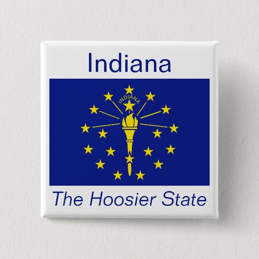Button van de Indiaanse vlag (Voorkant)