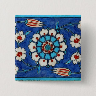 Button van de iznik-tegel