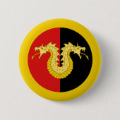Button van de jas van Dragon met de laire-insteekp (Voorkant)