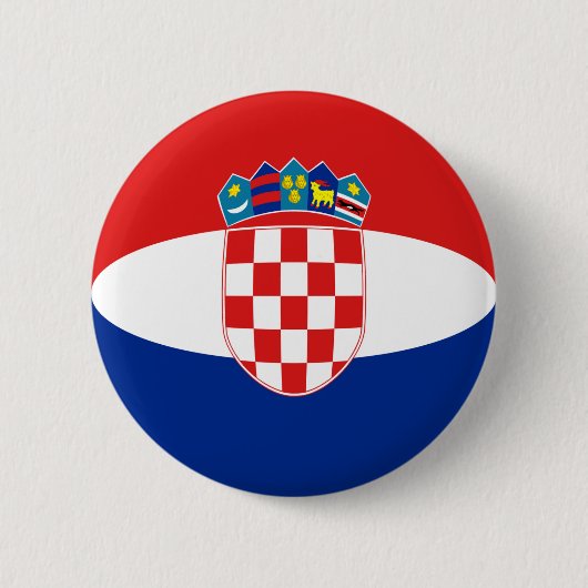 Button van de Kroatische vlag (Voorkant)
