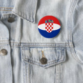 Button van de Kroatische vlag (In situ)