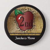  Button van de leerkracht, tweede klas (Voorkant)