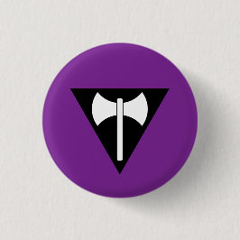Button van de Lesbische Pride (Labrys)