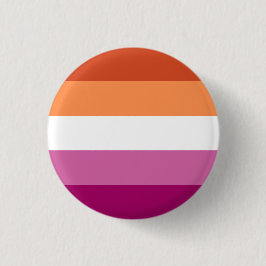 Button van de Lesbische Pride (Oranje/Roze)