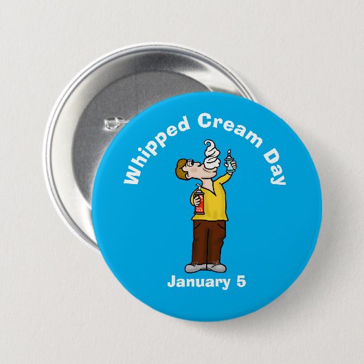 Button van de Mannen van de Verplette Dag van Crea (Voorkant /achterkant)