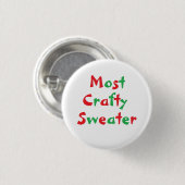 Button van de "meest sluipende Sweater" (Voorkant /achterkant)