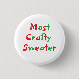 Button van de "meest sluipende Sweater"