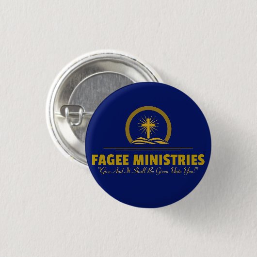 Button van de ministeries van Financiën (Voorkant /achterkant)