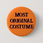 Button van de "Most Original Costume" Award (Voorkant)
