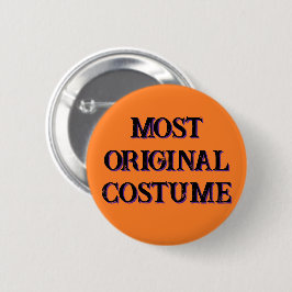 Button van de "Most Original Costume" Award