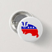 Button van de officiële partij voor fatsoen (TM) (Voorkant /achterkant)