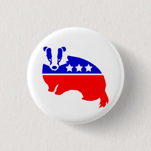 Button van de officiële partij voor fatsoen (TM) (Voorkant)