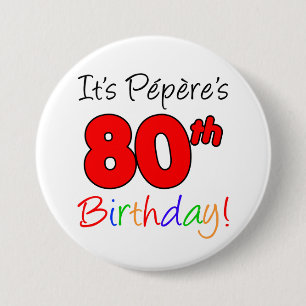 Button van de Opa van de Partij van de Verjaardag