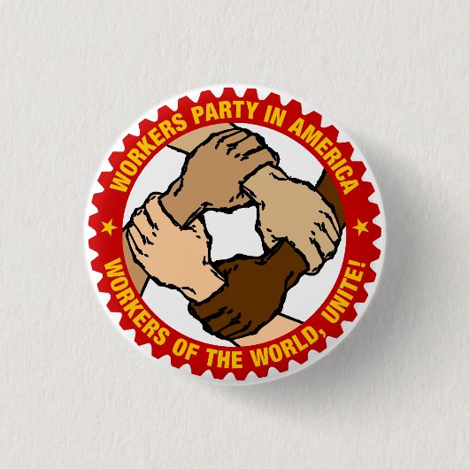 Button van de Partij van de werknemers (klein) (Voorkant)