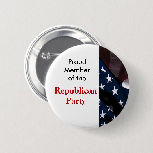 Button van de Republikeinse Partij (Voorkant /achterkant)