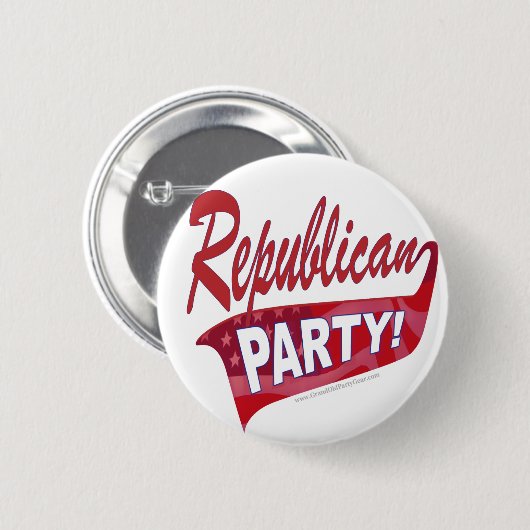 Button van de Republikeinse Partij (Voorkant /achterkant)