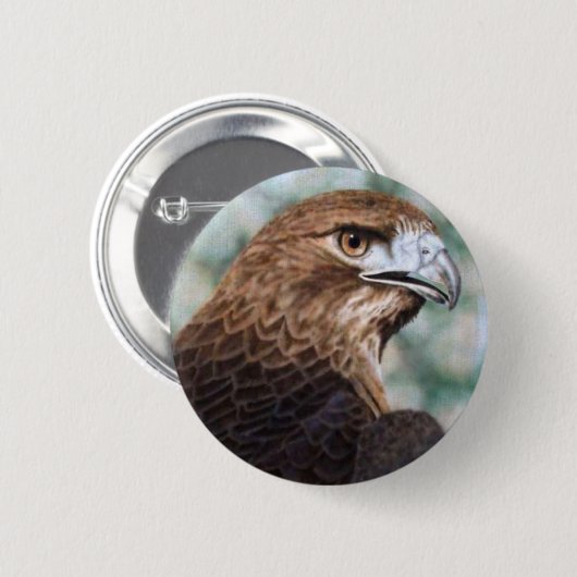 Button van de rode staart (Voorkant /achterkant)