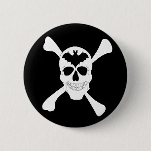 Button van de schedel en kruisgraten