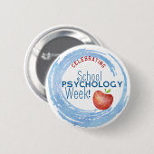 Button van de schoolpsychologische week (Voorkant /achterkant)